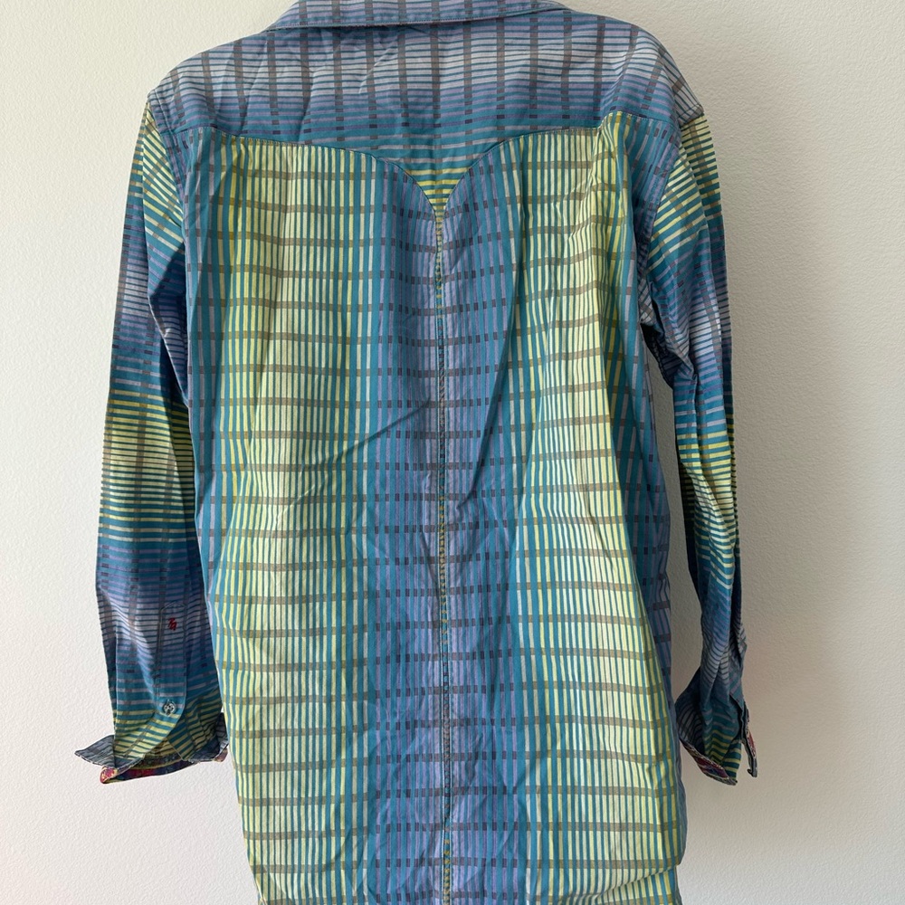 Colorful Striped Button-Up Shirt - Picture 5 of 8
